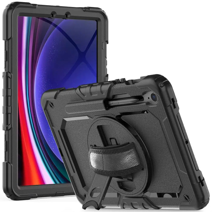 Tech-Protect Solid360 Case for Samsung Galaxy Tab S9 FE 10.9’’ X510 / X516B - Black - Cell phone cases