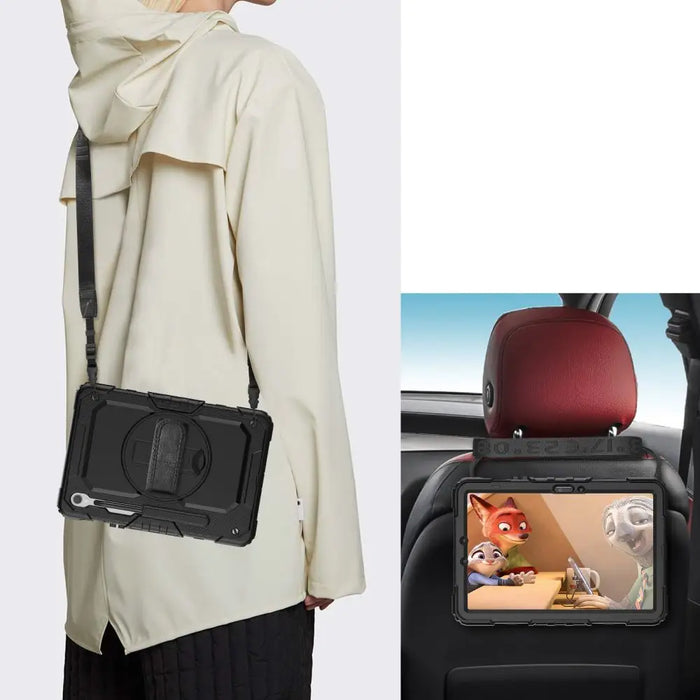 Tech-Protect Solid360 Case for Samsung Galaxy Tab S9 FE 10.9’’ X510 / X516B - Black - Cell phone cases