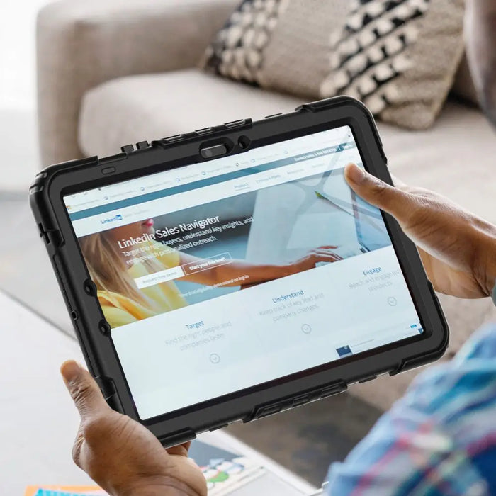 Tech-Protect Solid360 Case for Samsung Galaxy Tab S9 FE 10.9’’ X510 / X516B - Black - Cell phone cases