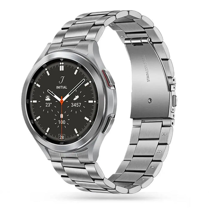 Tech-Protect Stainless Bracelet for Samsung Galaxy Watch 4 / 5 / 5 Pro / 6 / 7 / FE - Silver - Other cell phone