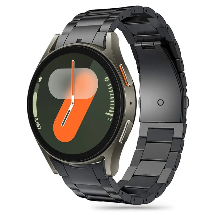 Tech-Protect Stainless Strap for Samsung Galaxy Watch 4 / 5 / 5 Pro / 6 / 7 / FE - Black - Other cell phone
