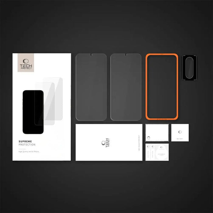 Tech-Protect Supreme Easy 3-pack Tempered Glass for Samsung Galaxy A17 4G / 5G - Cell phone tempered glass<<<HurtelXML