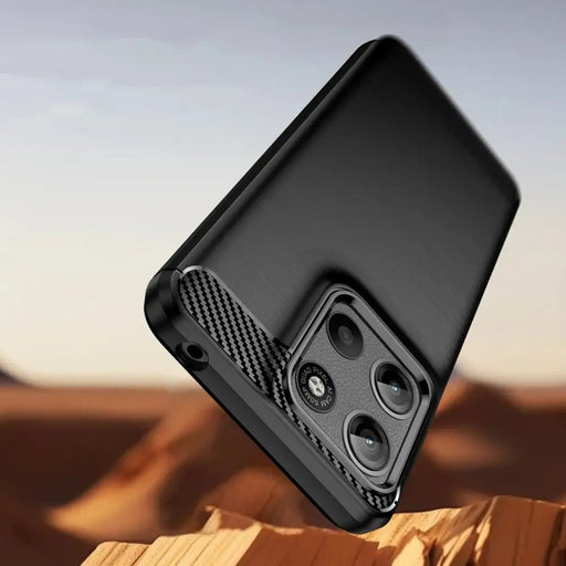 Tech-Protect TPUCarbon Case for Motorola Moto G15 / G15 Power - Black - Cell phone cases and covers<<<HurtelXML