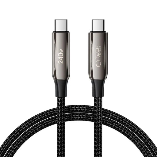 Tech-Protect UB10T Ultraboost USB-C PD240W/QC4.0 Cable 100cm - Black - Cables and tapes<<<HurtelXML