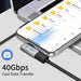 Tech-Protect Ultraboost AA01 USB-C Angled Adapter - Gray - USB adapters<<<HurtelXML