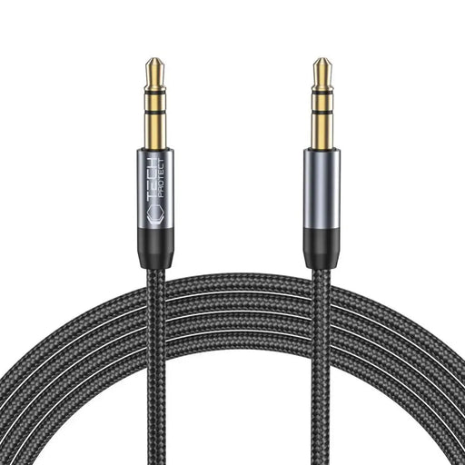 Tech-Protect UltraBoost cable 3.5mm mini jack / 3.5mm mini jack 1.5m - black - Audio cables<<<HurtelXML