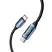 Tech-Protect UltraBoost Cable with LED Display USB-C / USB-C PD 100W 5A 1m - Blue - Cell phone cables<<<HurtelXML