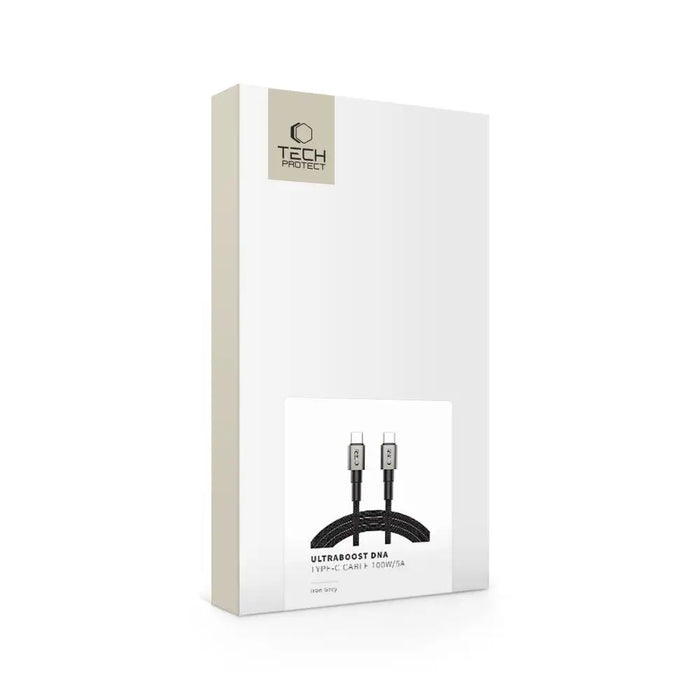 Tech-Protect UltraBoost DNA USB-C PD100W/5A Cable 200cm - Gray - Cables and tapes<<<HurtelXML