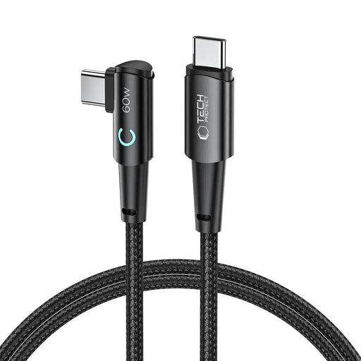 Tech-Protect UltraBoost L USB-C / USB-C 60W 6A Cable 1m - Gray - Cell phone cables<<<HurtelXML