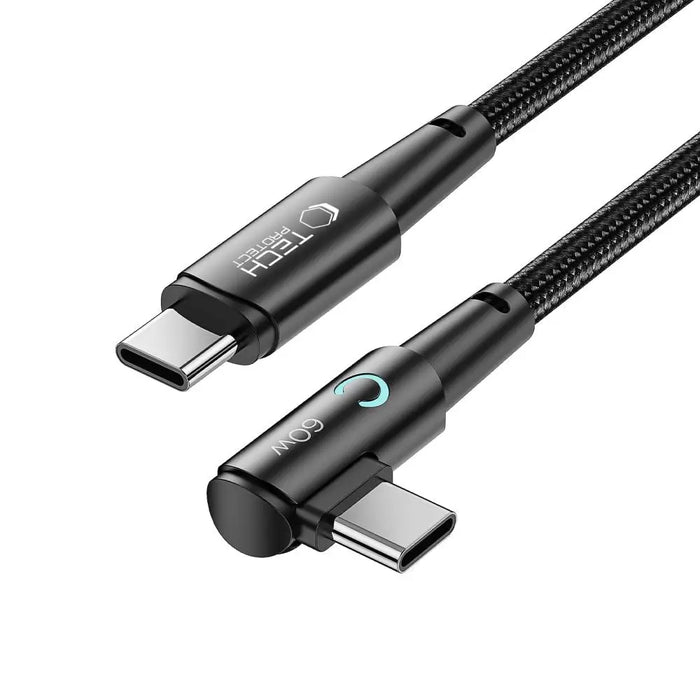 Tech-Protect UltraBoost L USB-C / USB-C 60W 6A Cable 1m - Gray - Cell phone cables<<<HurtelXML