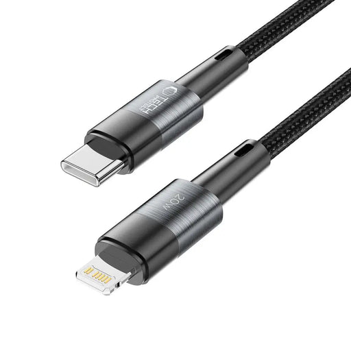 Tech-Protect UltraBoost Lightning / USB-C PD 20W 3A 2m cable - gray - Cell phone cables<<<HurtelXML