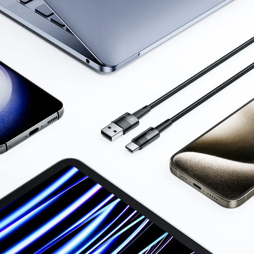 Tech-Protect UltraBoost USB-C / USB-C 66W 6A 2m Cable - Gray - Cell phone cables<<<HurtelXML