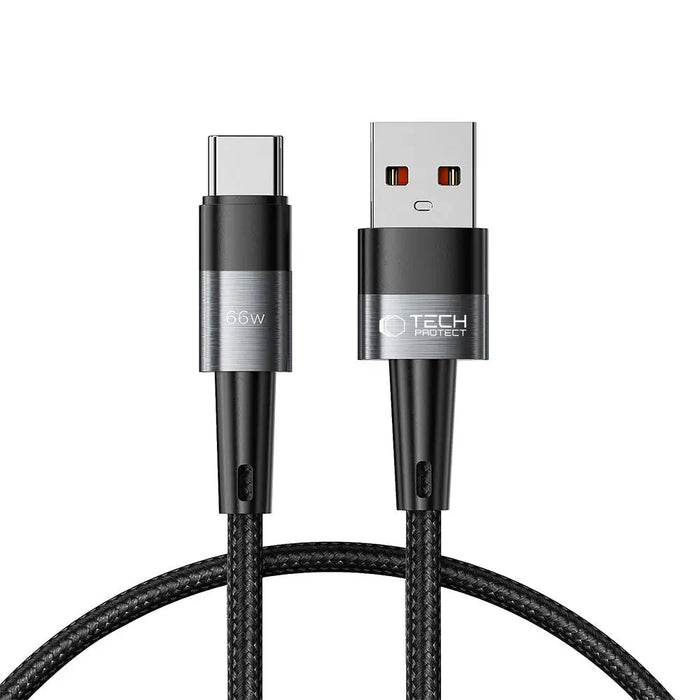Tech-Protect UltraBoost USB-C / USB-A Cable 66W 6A 0.5m - Gray - Cell phone cables<<<HurtelXML