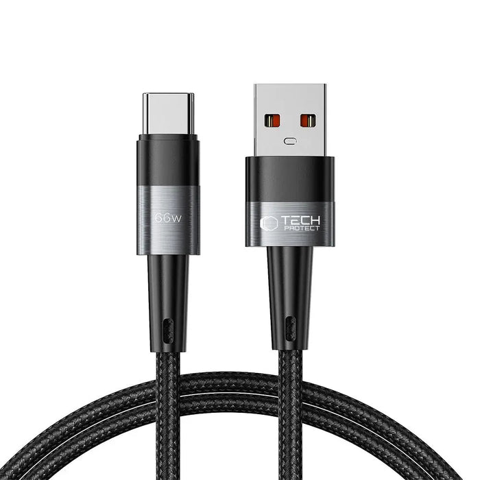 Tech-Protect UltraBoost USB-C / USB-C Cable 66W 6A 1m - Gray - Cell phone cables<<<HurtelXML