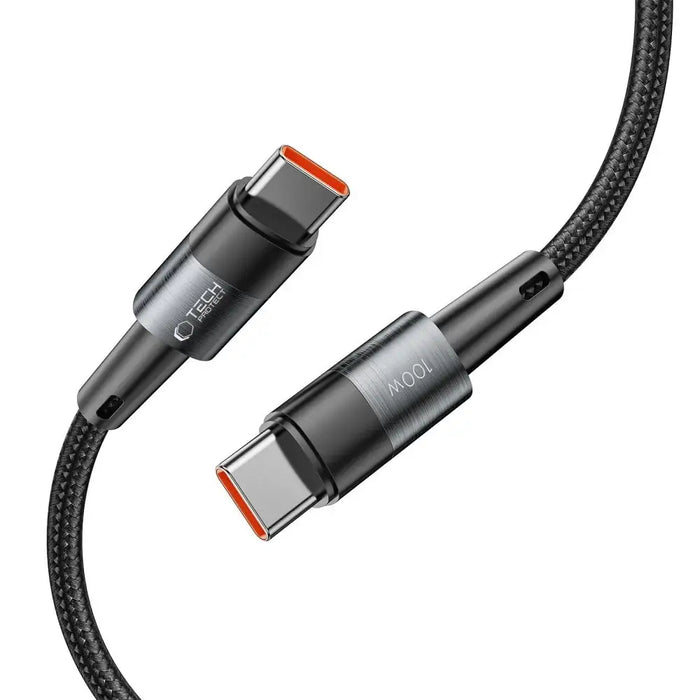 Tech-Protect UltraBoost USB-C / USB-C PD cable 100W 5A 2m - gray - Cell phone cables<<<HurtelXML