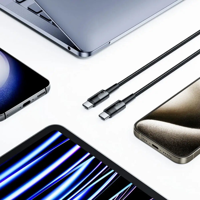 Tech-Protect UltraBoost USB-C / USB-C PD Cable 60W 3A 3m - Gray - Cell phone cables<<<HurtelXML
