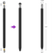 Tech-Protect USP100 4-TIP Touch Stylus Passive Pen - Black - Cell phone stylus pen<<<HurtelXML