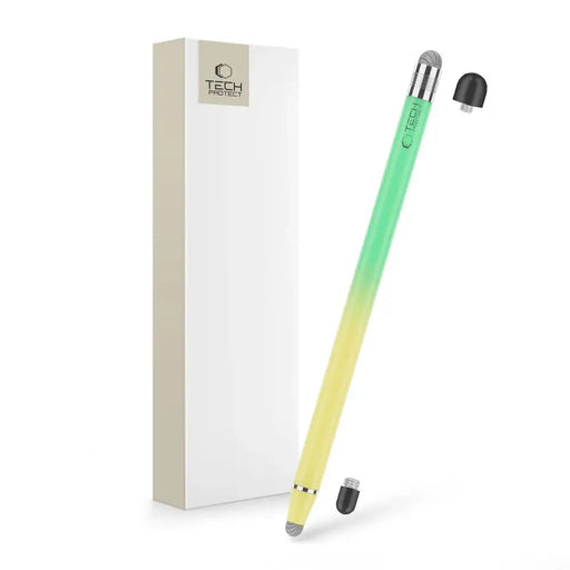 Tech-Protect USP100 4-TIP Touch Stylus Passive Pen - Green-Yellow - Cell phone stylus pen<<<HurtelXML