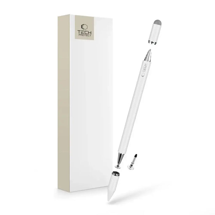 Tech-Protect USP200 3-TIP Stylus Passive Pen - White - Cell phone stylus pen<<<HurtelXML