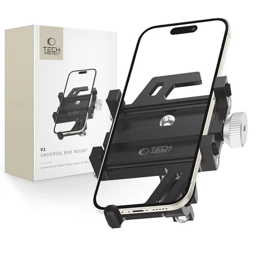 Tech-Protect V1 Universal Bike Phone Holder - Black - Cell phone holders<<<HurtelXML