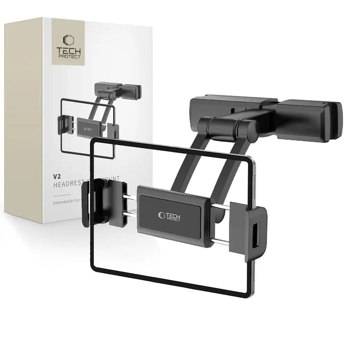 Tech-Protect V2 Car Headrest Holder - Black - Cell phone holders<<<HurtelXML