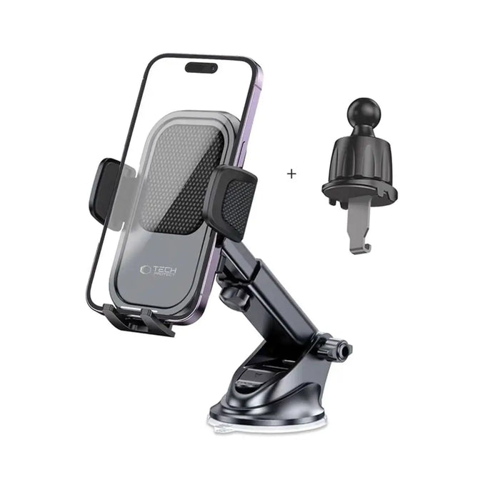 Tech-Protect V6 Car Phone Holder for Cockpit/Air Vent - Black - Cell phone USB charger<<<HurtelXML