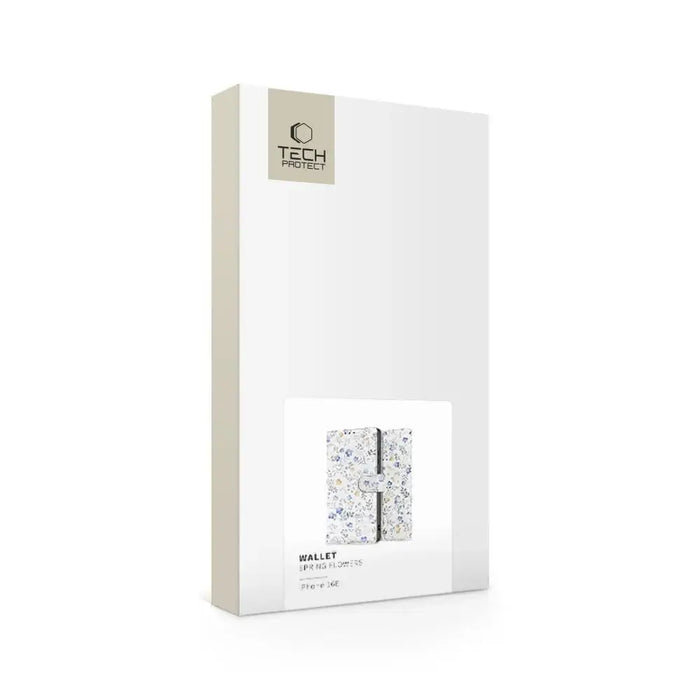 Tech-Protect Wallet Case for iPhone 16e - Daisies with Leaves - Cell phone cases and covers<<<HurtelXML