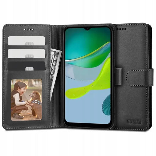 Tech-Protect Wallet case for Motorola E13 - black - Cell phone cases and covers<<<HurtelXML