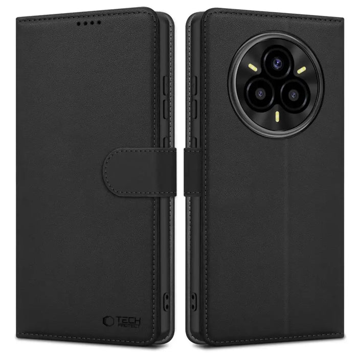 Tech-Protect Wallet Case for Realme 14 Pro+ 5G - Matte Black - Cell phone cases and covers<<<HurtelXML