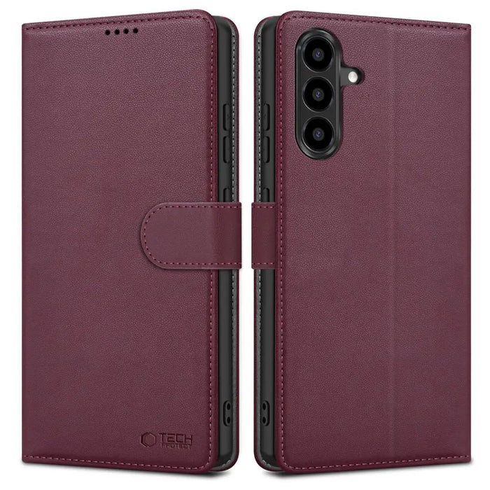 Tech-Protect Wallet Case for Samsung Galaxy A26 5G / A17 4G / 5G - Burgundy - Cell phone cases and covers<<<HurtelXML