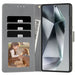 Tech-Protect Wallet Case for Samsung Galaxy S25 - Daisies with Leaves - Cell phone cases and covers<<<HurtelXML