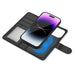 Tech-Protect Wallet MagSafe case for iPhone 14 - black - Cell phone cases and covers<<<HurtelXML