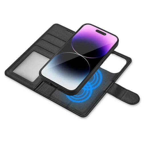 Tech-Protect Wallet MagSafe Case for iPhone 15 Pro Max - Black - Cell phone cases and covers<<<HurtelXML
