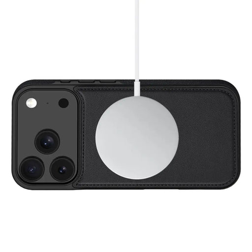 Tech-Protect Wallet MagSafe Case for iPhone 17 Pro Max - Matte Black - Cell phone cases and covers<<<HurtelXML