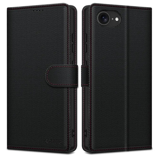 TECH-PROTECT WALLET RS IPHONE 16E BLACK/RED Tech-Protect Wallet case for iPhone 16e - black - Cell phone cases