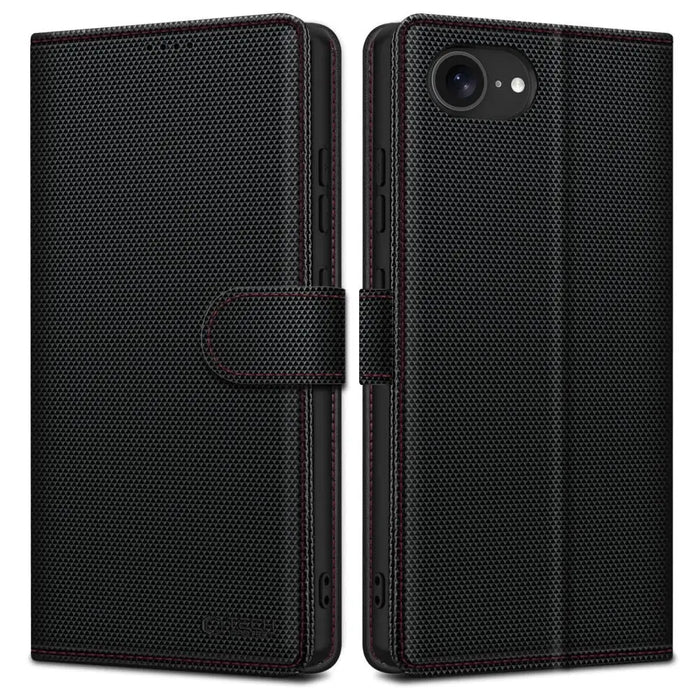 TECH-PROTECT WALLET RS IPHONE 16E BLACK/RED Tech-Protect Wallet case for iPhone 16e - black - Cell phone cases