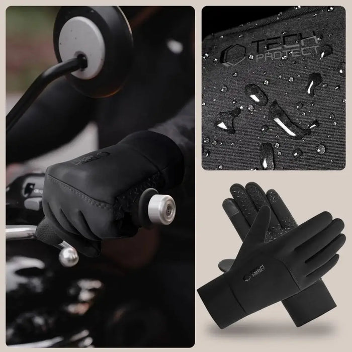 Tech-Protect WG01 Gloves with Touch Tips L - Black - Cycling gloves<<<HurtelXML