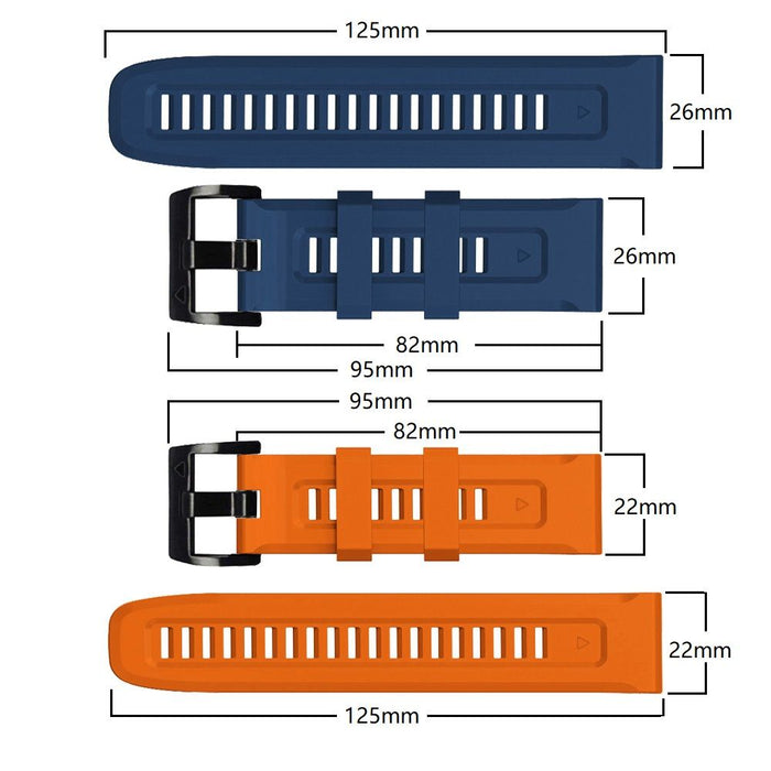 Tech-Protect IconBand for Garmin Fenix 3 / 5X / 3HR / 5X Plus / 6X / 6X Pro / 7X - Navy