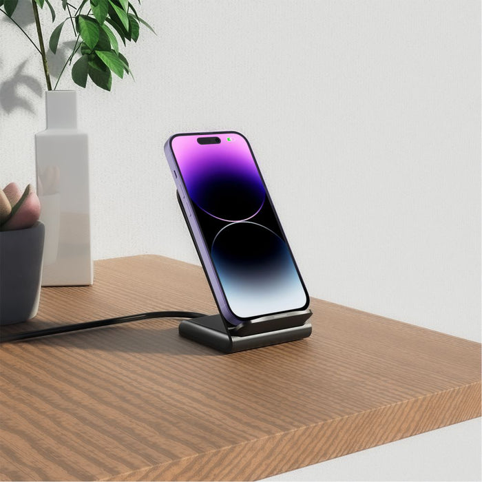 Tech-Protect QI15W-S2 inductive charger 15W in the form of a stand - black