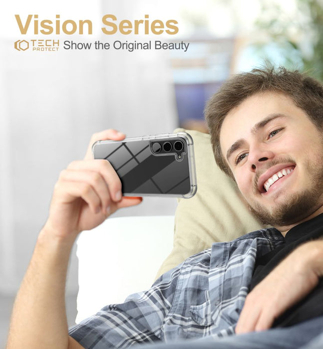 Tech-Protect Kevlar Case for Samsung Galaxy S23+ - Transparent