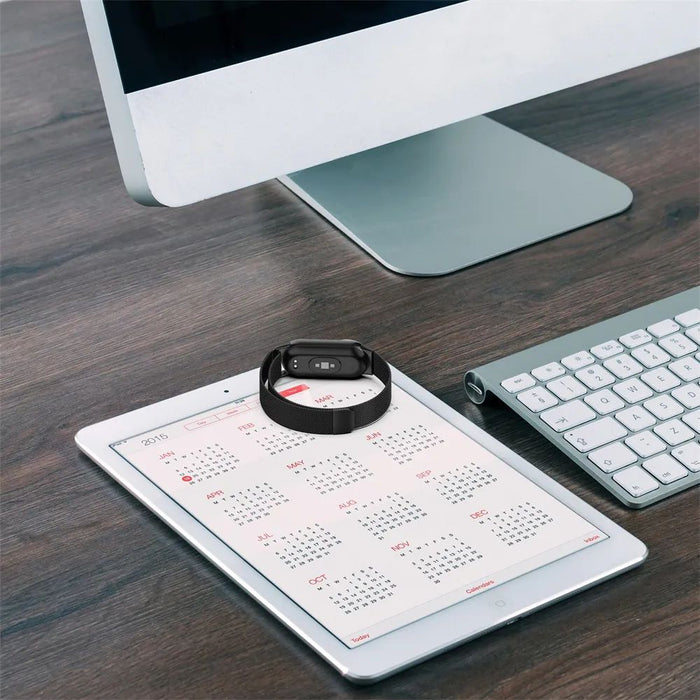 Tech-Protect MilaneseBand Strap for Xiaomi Smart Band 8 / 8 NFC - Black