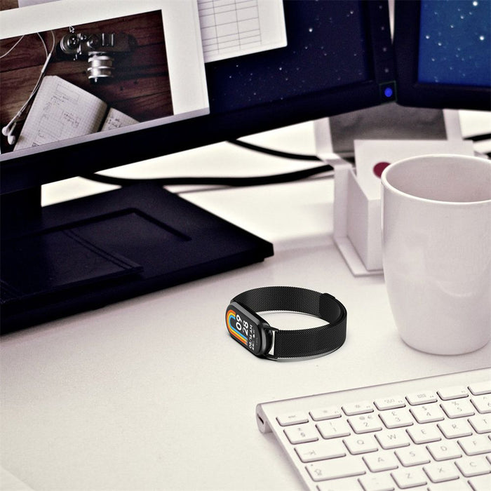 Tech-Protect MilaneseBand Strap for Xiaomi Smart Band 8 / 8 NFC - Pink