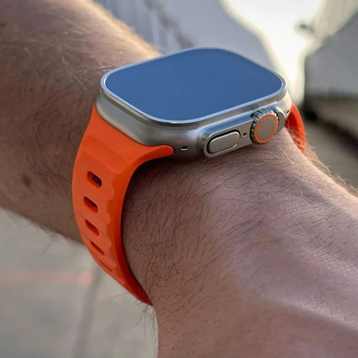 Tech-Protect IconBand Line Strap for Apple Watch 4 / 5 / 6 / 7 / 8 / 9 / SE / Ultra 1 / 2 (42/44/45/49 mm) - Orange