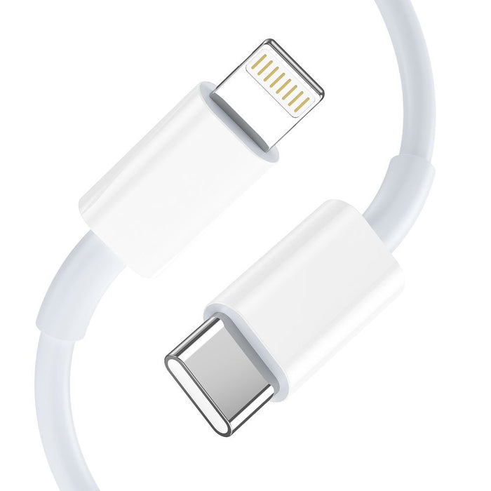 Tech-Protect C35W 2x USB-C PD 35W Wall Charger with USB-C / Lightning Cable - White