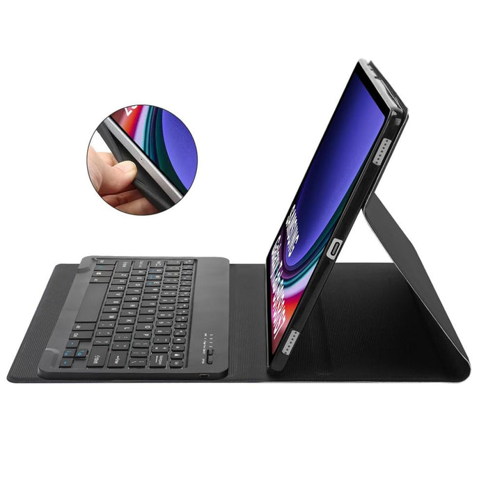 Tech-Protect SC Pen + Keyboard Case with Keyboard for Samsung Galaxy Tab S9 FE 10.9" X510 / X516B - Black