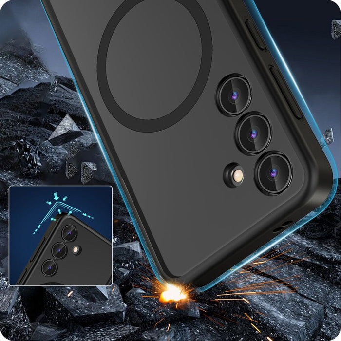 Tech-Protect MagMat MagSafe Case for Samsung Galaxy S24 Ultra - Matte Black