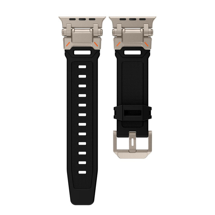 Tech-Protect Delta Pro Strap for Apple Watch 4 / 5 / 6 / 7 / 8 / 9 / SE / Ultra 1 / 2 (42/44/45/49 mm) - Black-Titanium