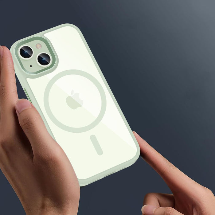 Tech-Protect MagMat MagSafe iPhone 15 Case - Clear Green