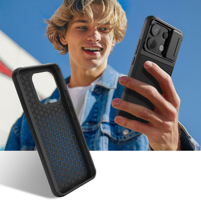 Tech-Protect Velar Cam+ Case for Xiaomi Redmi Note 13 Pro 5G / Poco X6 5G - Black
