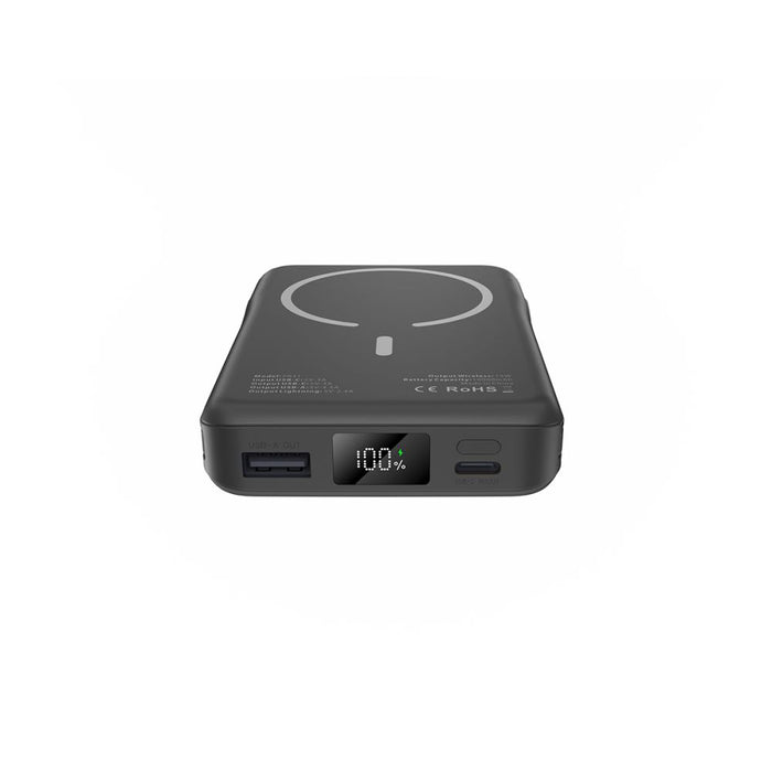 Tech-Protect LifeMag PB31 Power Bank with MagSafe 10000mAh 15W USB-C / USB-A / Built-in USB-C / Lightning Cables - Black